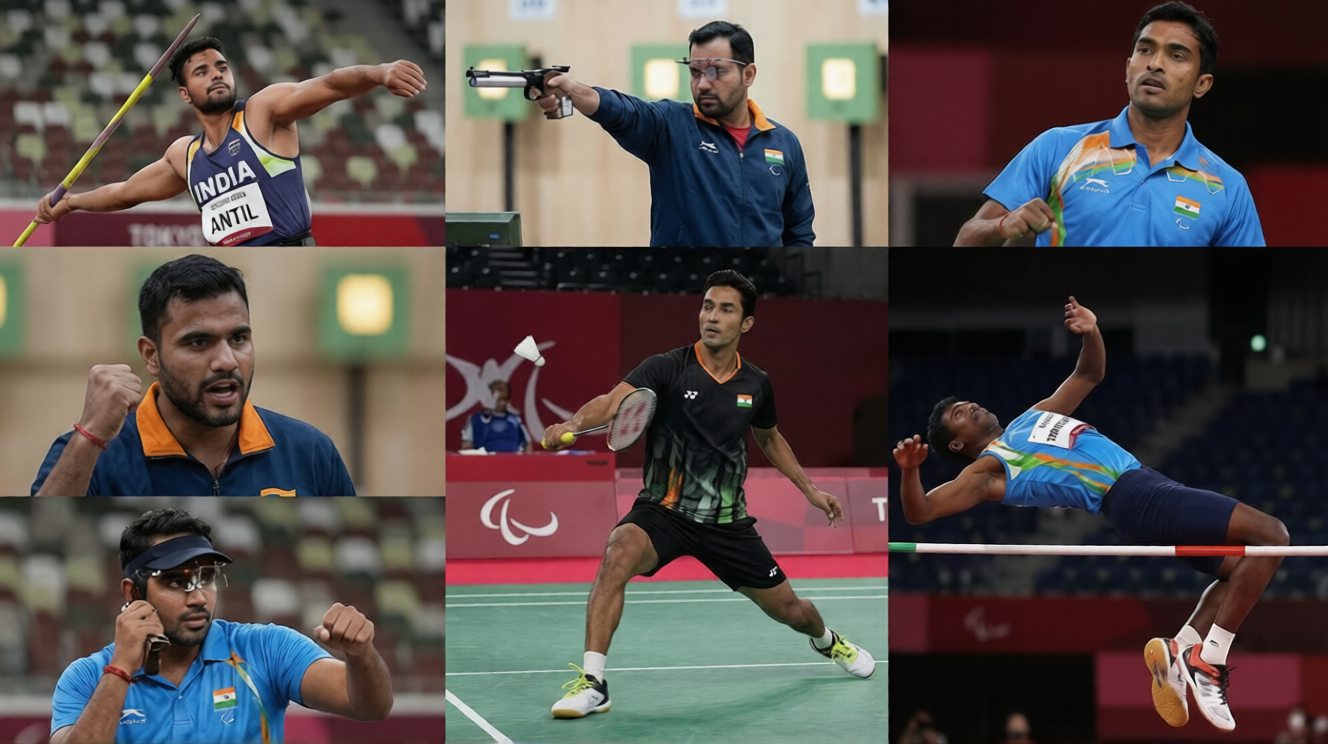 भारत के टॉप-10 पैरालंपिक पदक विजेता पुरुष खिलाड़ी