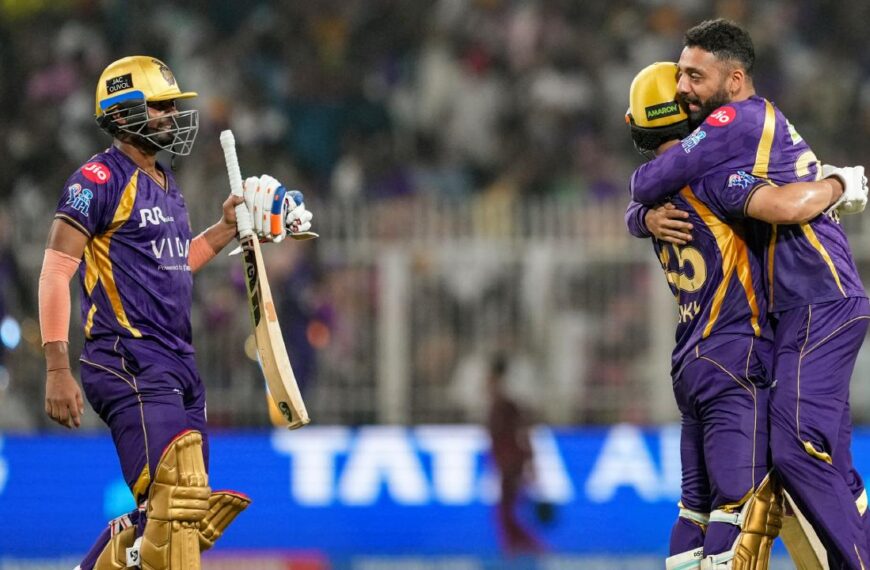 रिंकू सिंह ने आखिरकार KKR को दिलाई पहली जीत, RR को 4 विकेट से हराया