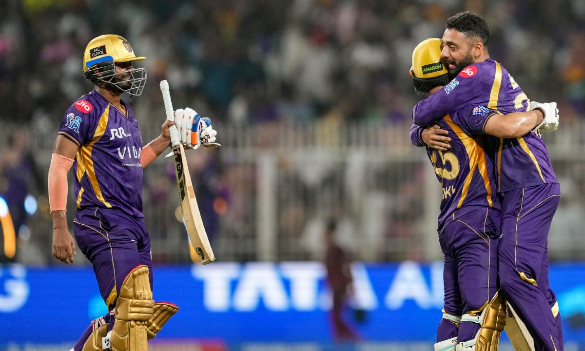 रिंकू सिंह ने आखिरकार KKR को दिलाई पहली जीत, RR को 4 विकेट से हराया
