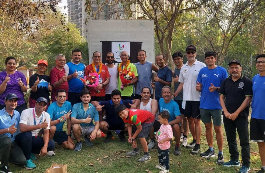 ​विजन फिट रनिंग क्लब ने बोस्टन मैराथन के जांबाज धावकों को किया सम्मानित