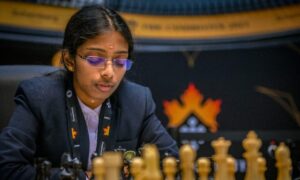 R Vaishali becomes first Indian woman to win Candidates (X)