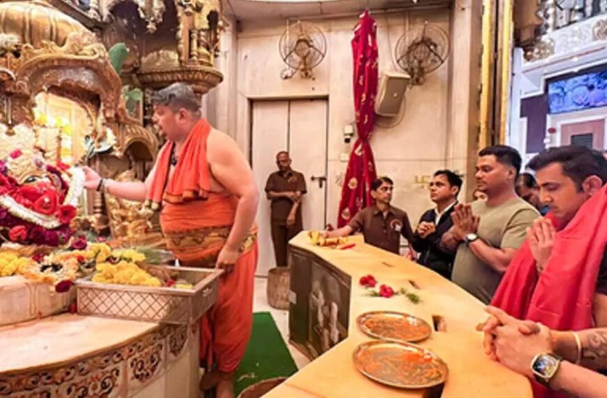 गौतम गंभीर ने खाटू श्याम मंदिर में किए दर्शन, बोले- बाबा ने बुलाया है